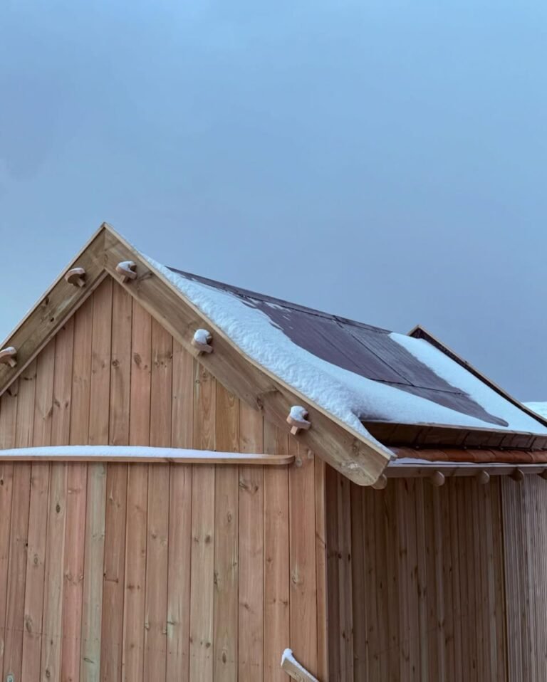 Tvídeildur hjallur í føroyskum sniði (mynd 3)