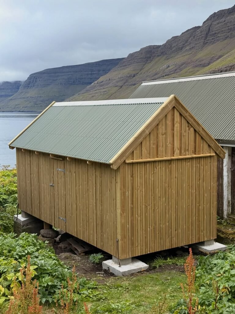 Nýggjur hjallur í staðin fyri gamla (mynd 2)