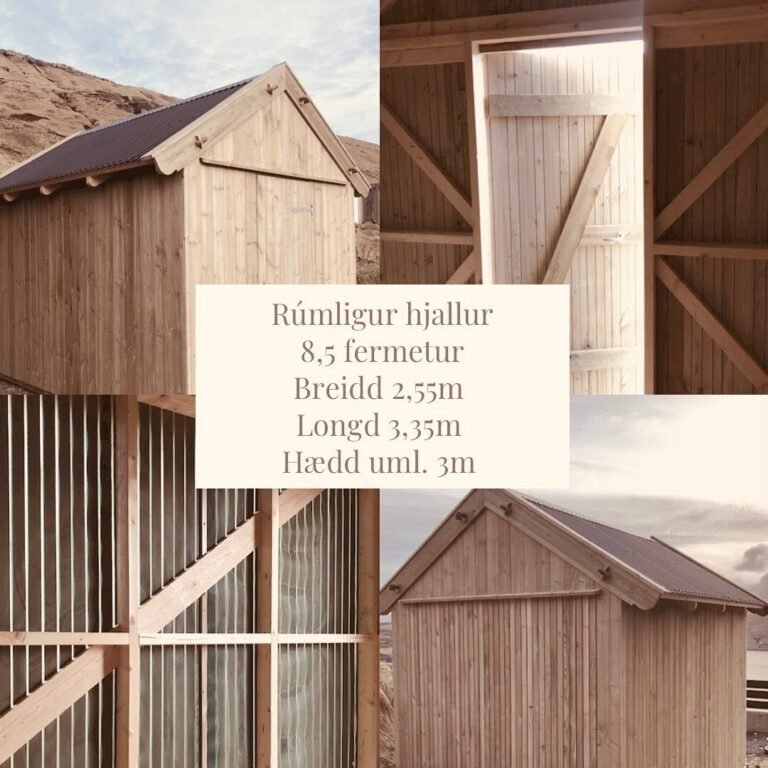 Hjallur 8,5 m²