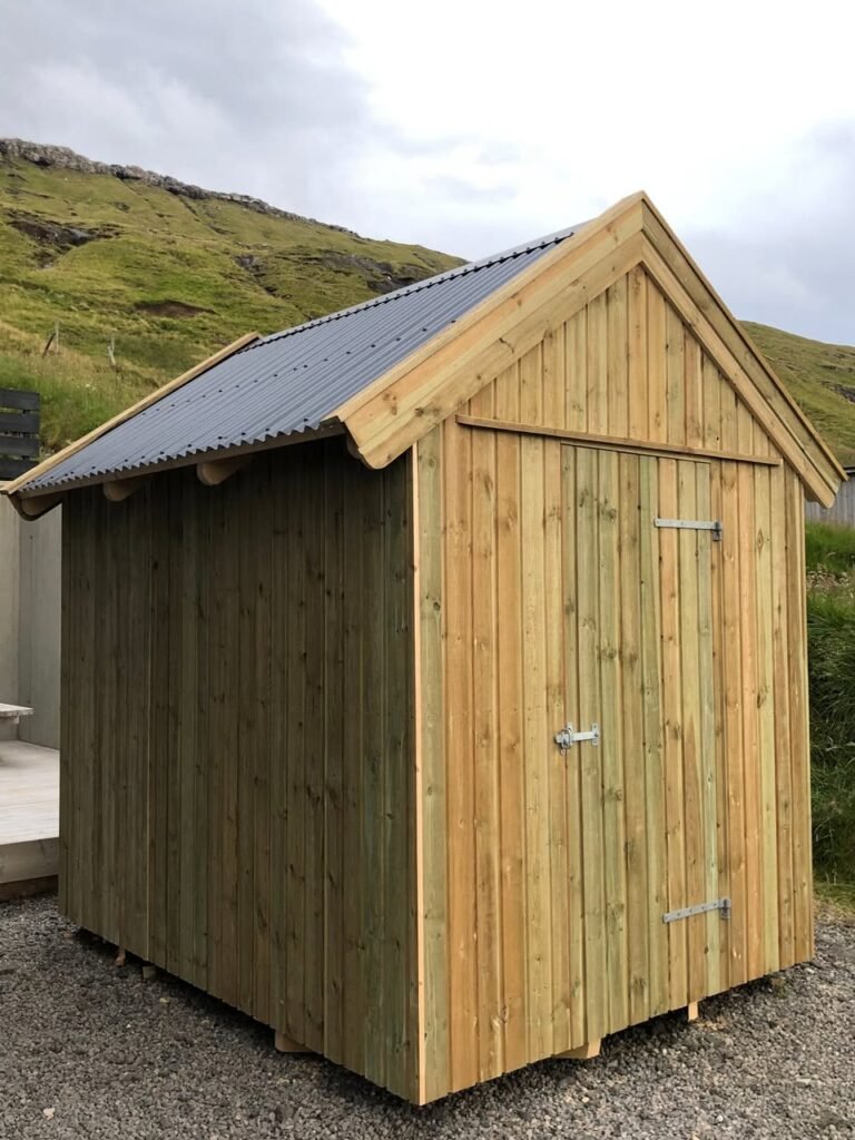 Hjallur uml. 6 m² – 215 × 275 cm (mynd 1)